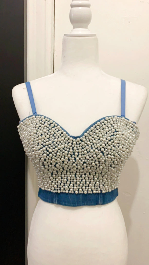 Pearl bustier